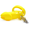 FUKR Cage de chasteté Silicone Bran 9 x 3cm Jaune